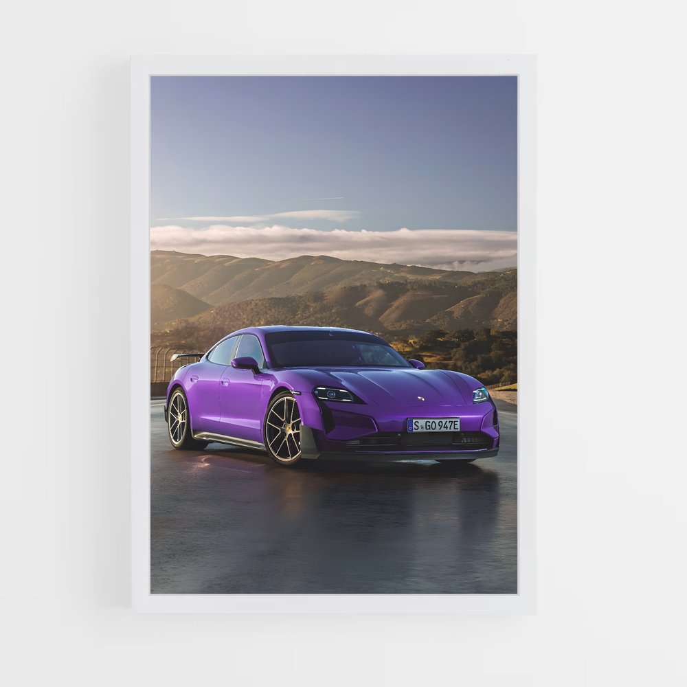 Poster Taycan Turbo Charge – affiche Porsche (vue 3)